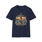 Anchored in Jesus T-Shirt — Christian Anchor Faith Tee