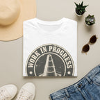 Work In Progress T-Shirt — 'Work In Progress' Vintage Cone Graphic Tee (Philippians 1:6)