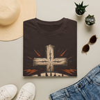 Saved Not Lucky T-Shirt — Christian Cross Faith Graphic Tee