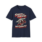 Saved by Grace T‑Shirt — Skateboard Faith Graphic