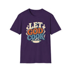 Let God Cook T-Shirt — Faith-Inspired Vintage Kitchen Graphic Tee