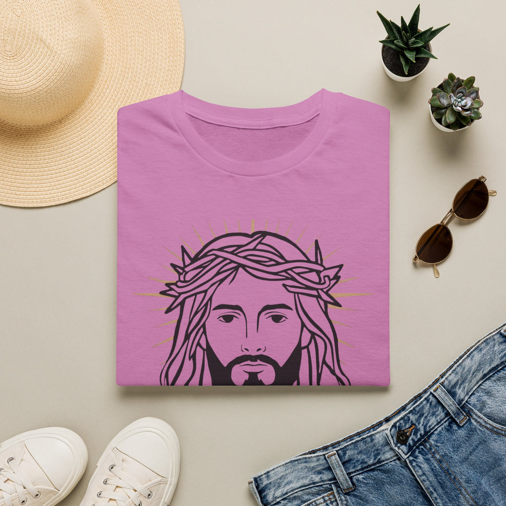 Jesus Portrait T-Shirt — Crown of Thorns Faith Tee