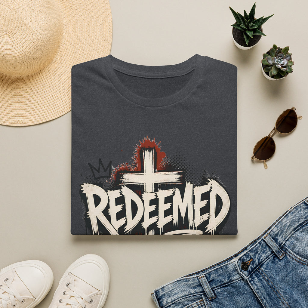 Redeemed Cross T‑Shirt — Christian Faith Graphic Tee