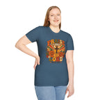 Praise the Lord Fall T-Shirt — Retro Pumpkin & Cross Christian Tee