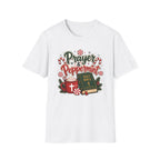 Prayer & Peppermint Christmas T-Shirt — Festive Bible Holiday Tee