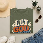 Let God Cook T-Shirt — Faith-Inspired Vintage Kitchen Graphic Tee
