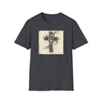 Vintage Microphone Cross T-Shirt — Retro Gospel Music Tee