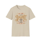 Christian T-Shirt - "The Lord Is My Light & Peace" Inspirational Faith Tee