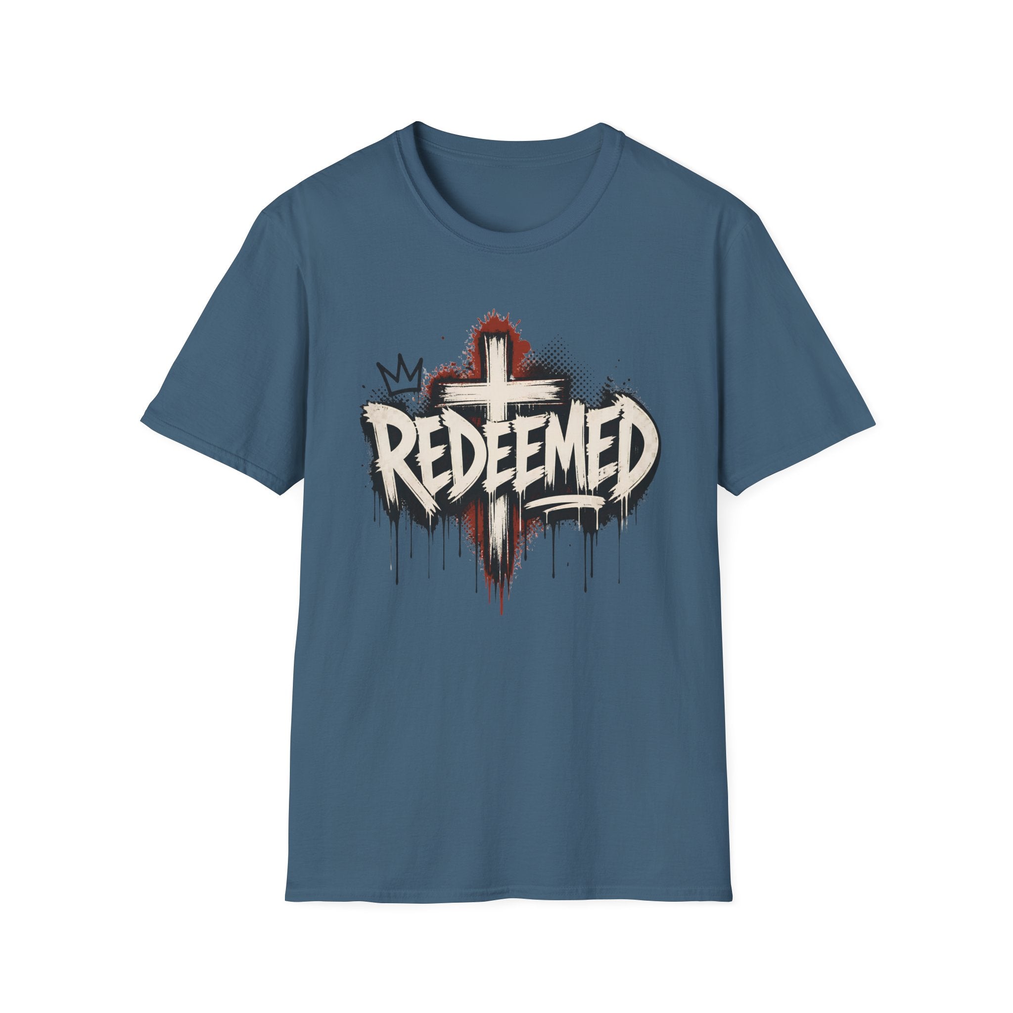 Redeemed Cross T‑Shirt — Christian Faith Graphic Tee