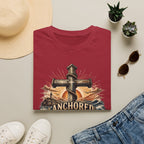 Anchored in Jesus T-Shirt — Christian Anchor Faith Tee
