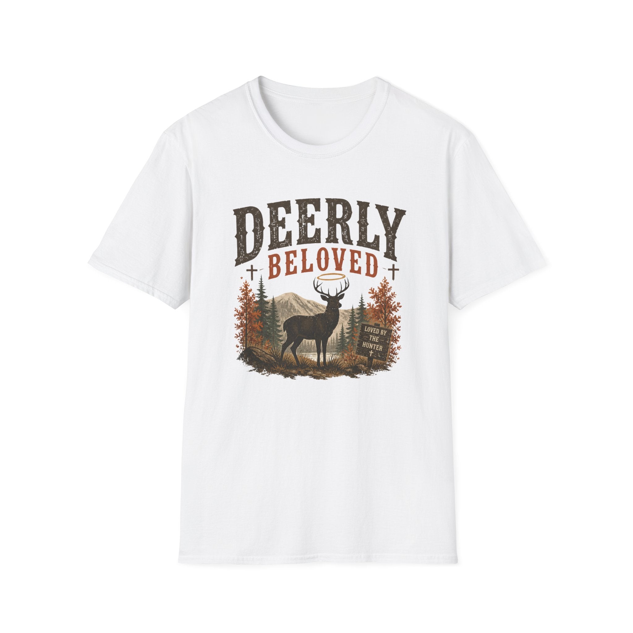 Deerly Beloved Graphic Tee — Rustic Deer Nature T-Shirt