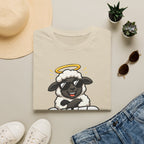 Saved Squad T‑Shirt — Cute Angel Sheep Graphic Tee for Christian Youth & Church Groups