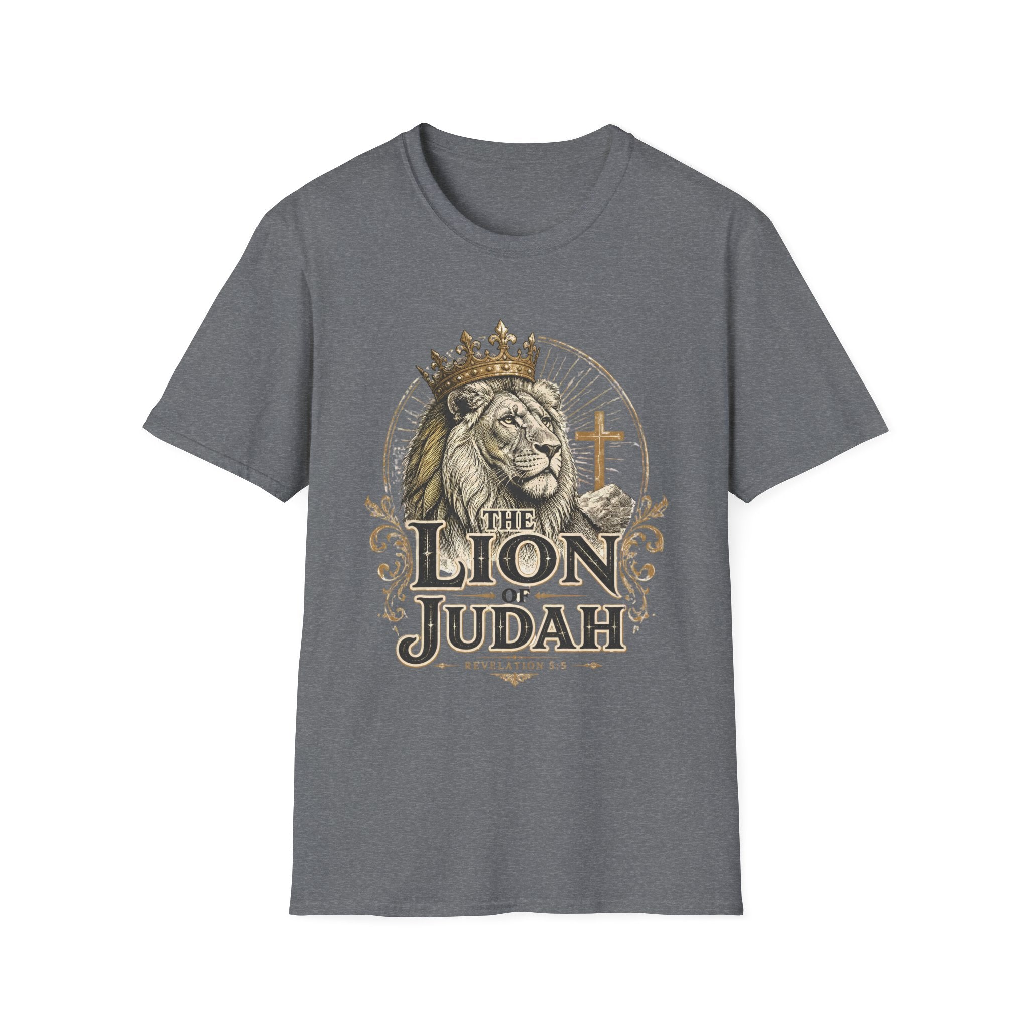 Lion of Judah T-Shirt — Christian Faith King Lion Graphic Tee