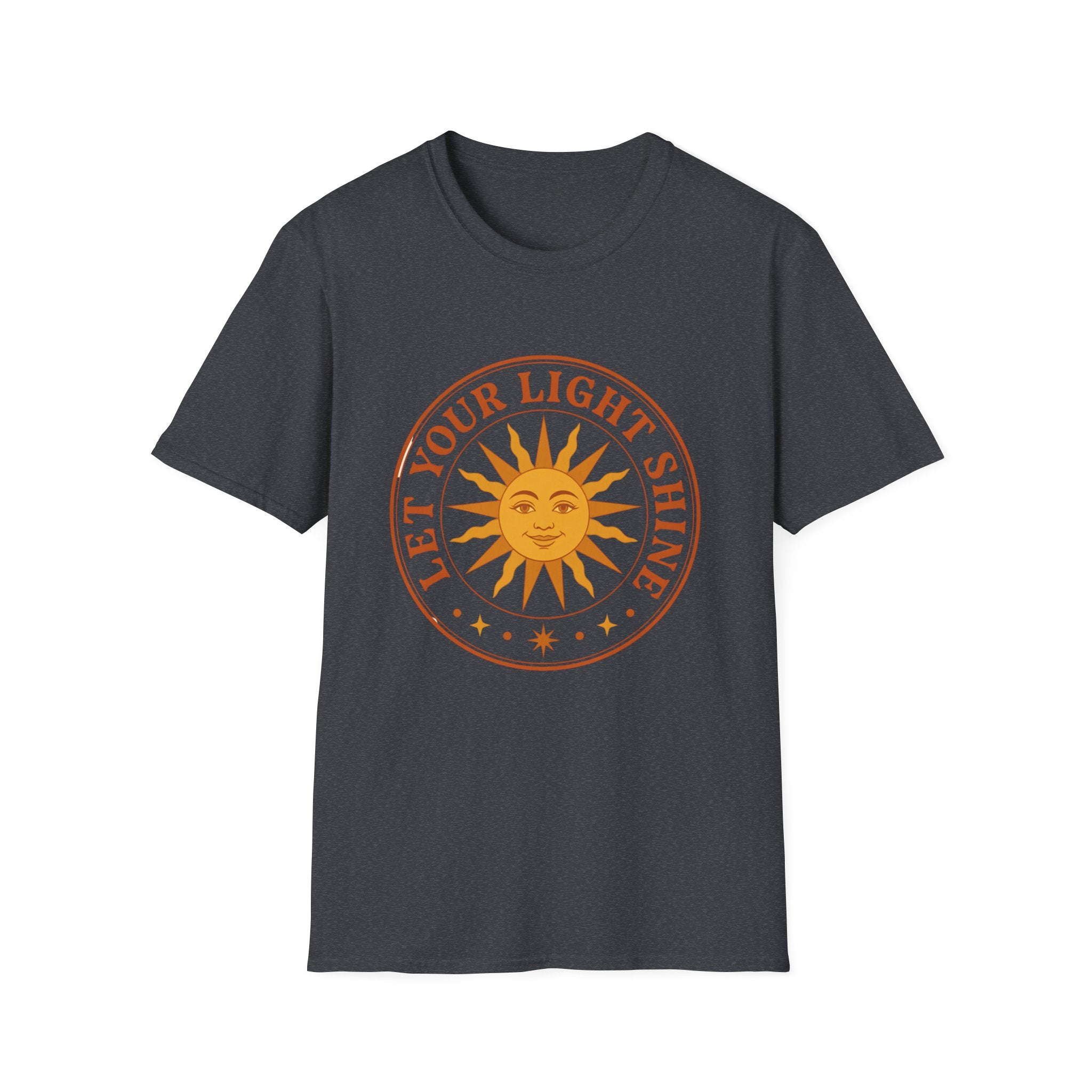 Sunshine Graphic T-Shirt — "Let Your Light Shine" Inspirational Tee