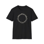 T-Shirt — Minimal Crown of Thorns Graphic Tee | Christian Faith Symbol Shirt