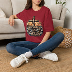 Anchored in Jesus T-Shirt — Christian Anchor Faith Tee