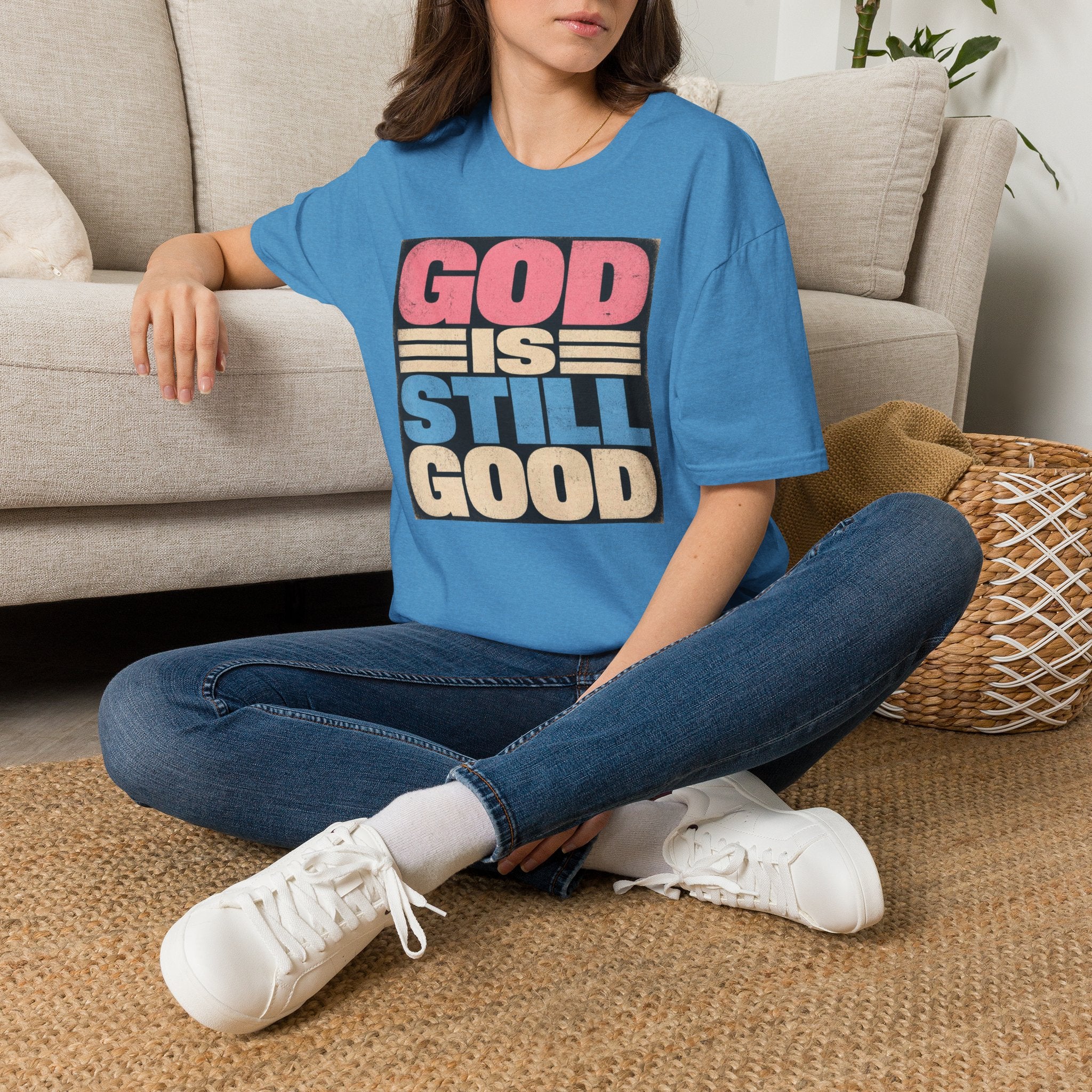 T-Shirt — "God Is Still Good" Retro Faith Graphic Tee