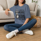 T‑Shirt — "I Could Be Meaner But Jesus Said No" Cute Raccoon Christian Tee