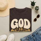 God Is Greater T-Shirt — Retro Faith Graphic Tee (1 John 4:4)