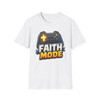 Faith Mode Gamer T-Shirt — Christian Video Game Controller Tee