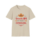 Proverbs 31 Cowgirl T-Shirt — 'Proverbs 31 But Make It Cowgirl' Christian Western Tee