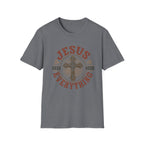 Jesus Over Everything T-Shirt — Christian Cross Faith Tee