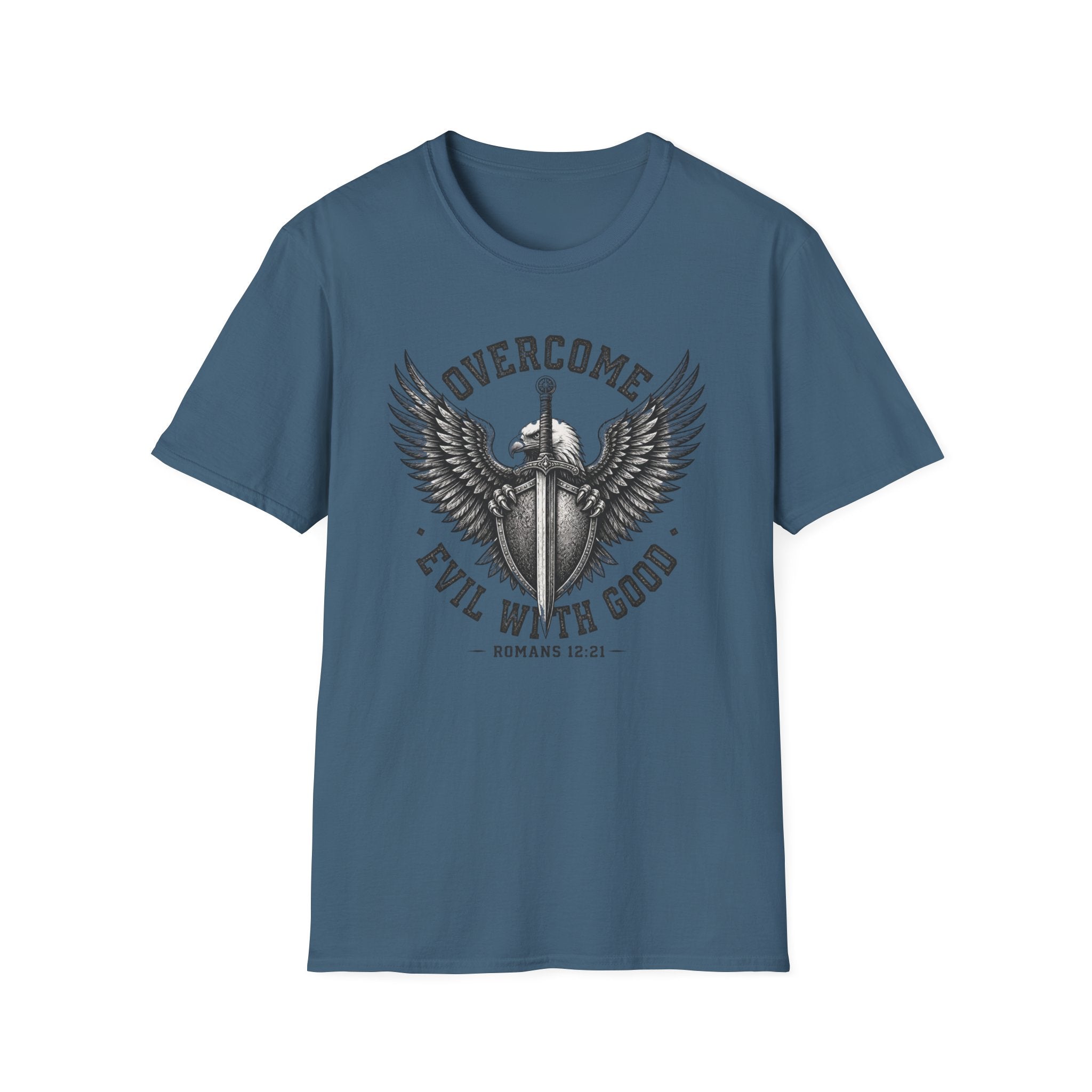 Overcome Evil With Good T-Shirt — Winged Sword Inspirational Christian Tee
