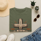 Saved Not Lucky T-Shirt — Christian Cross Faith Graphic Tee