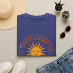 Sunshine Graphic T-Shirt — "Let Your Light Shine" Inspirational Tee
