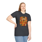 Praise the Lord Fall T-Shirt — Retro Pumpkin & Cross Christian Tee