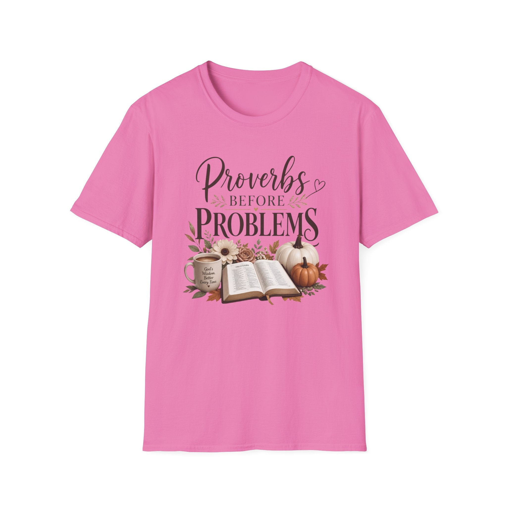 T-Shirt — "Proverbs Before Problems" Inspirational Christian Tee