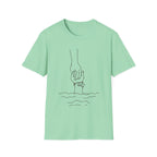 T-Shirt — Minimal Line Art Holding Hands Design