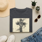 Vintage Microphone Cross T-Shirt — Retro Gospel Music Tee