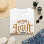 Christian T-Shirt - "The Lord Is My Light & Peace" Inspirational Faith Tee