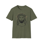 Jesus Portrait T-Shirt — Crown of Thorns Faith Tee