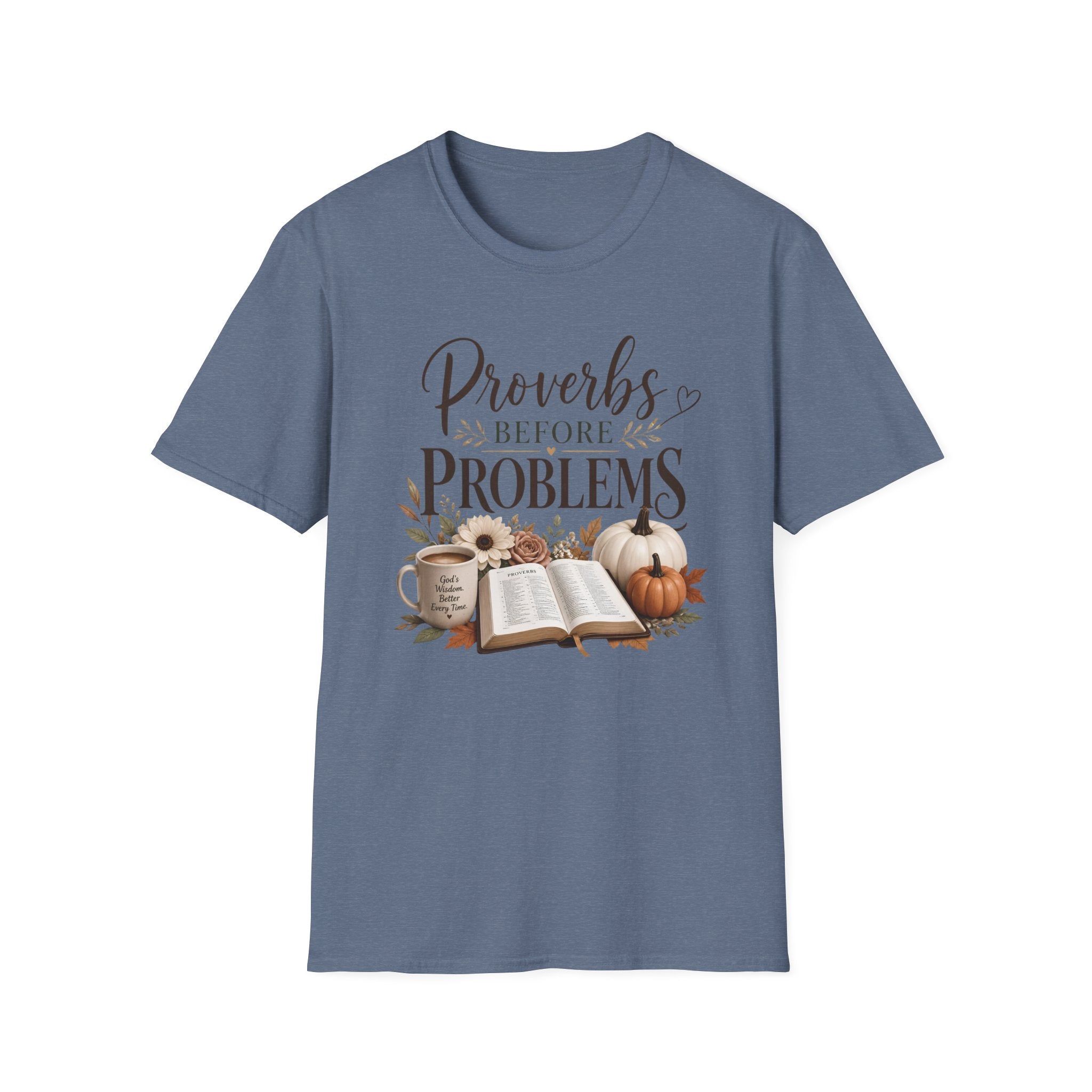 T-Shirt — "Proverbs Before Problems" Inspirational Christian Tee
