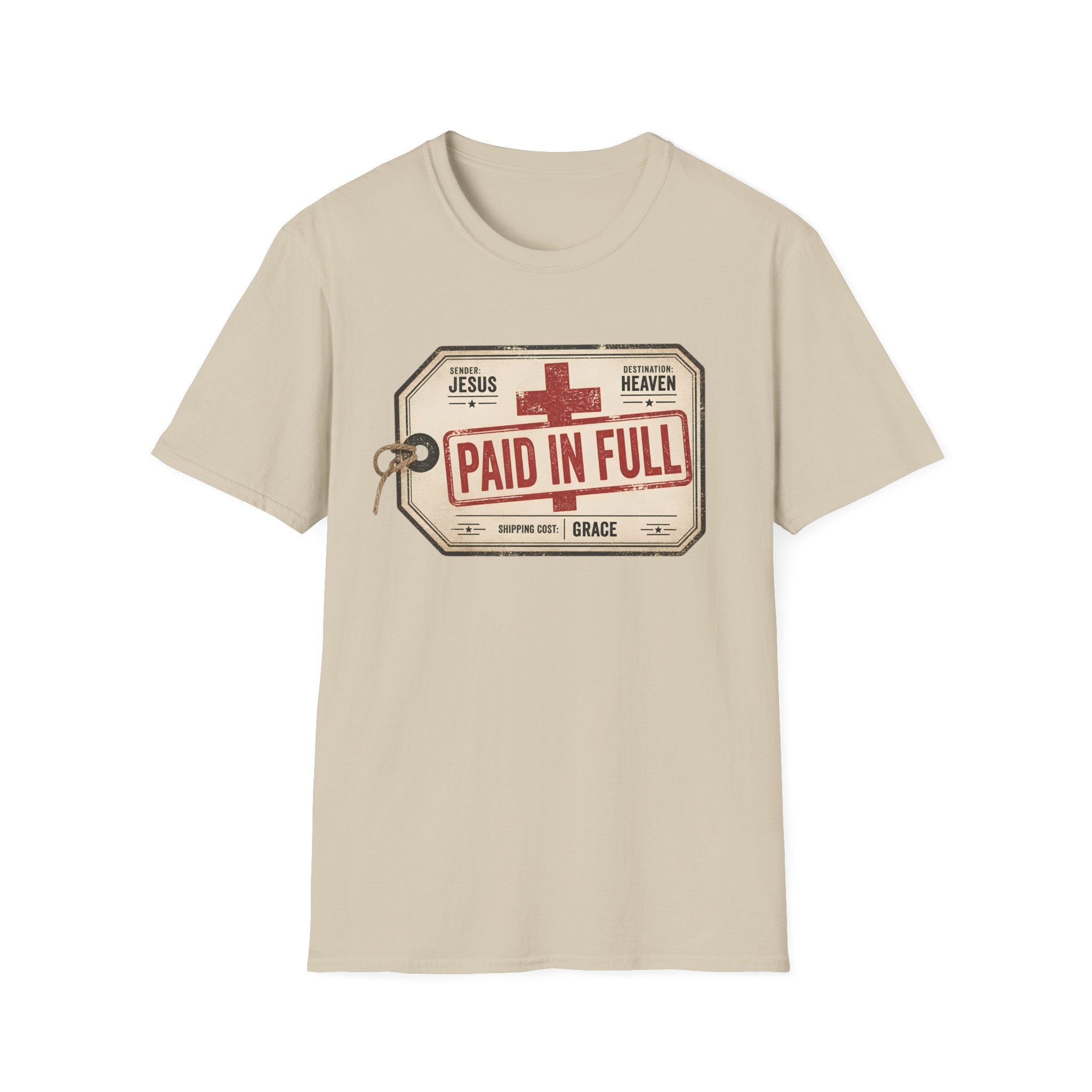 Paid In Full T-Shirt — Christian Grace Salvation Tee
