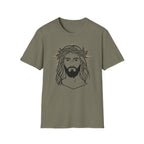 Jesus Portrait T-Shirt — Crown of Thorns Faith Tee