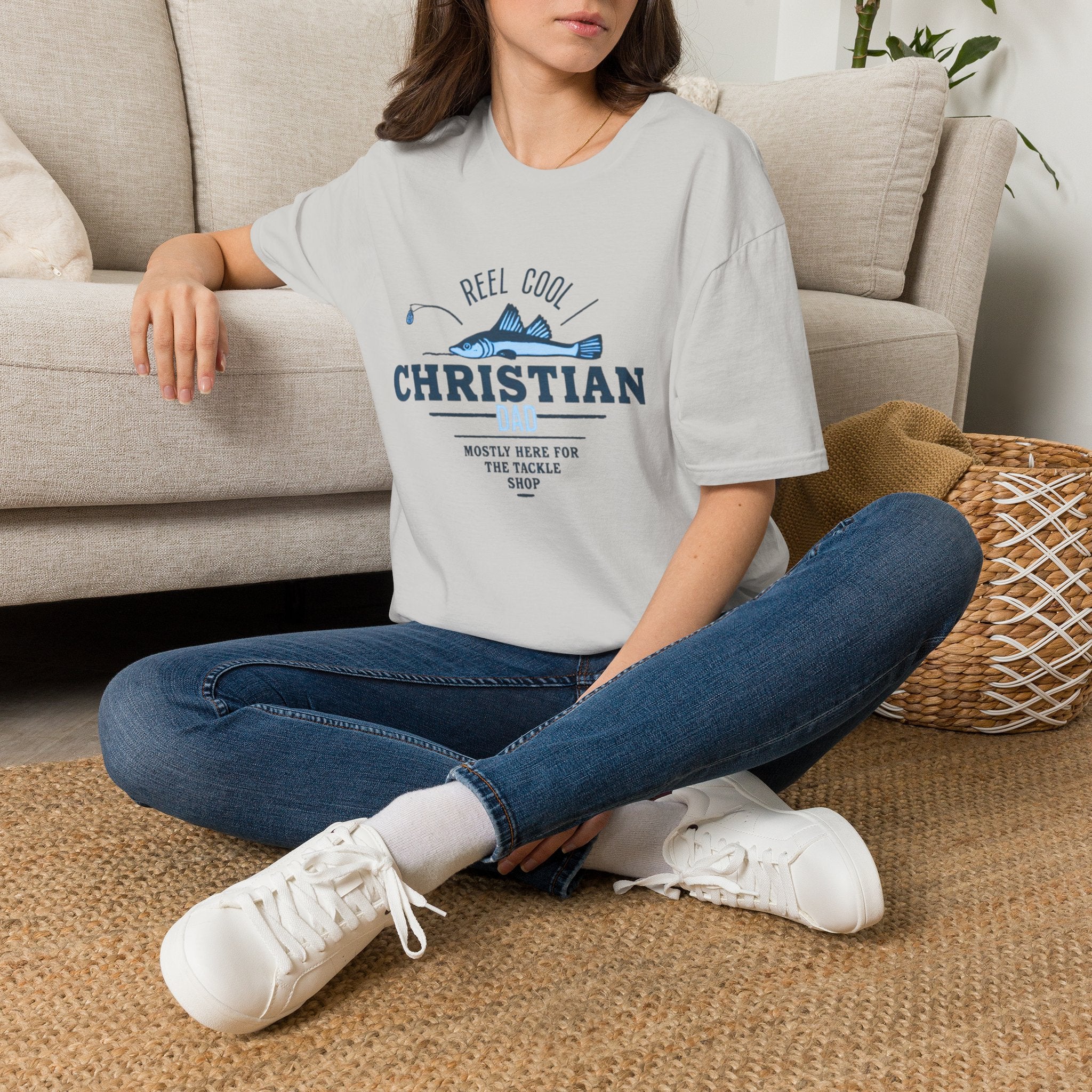 Reel Cool Christian Dad T-Shirt — Fishing Faith Father Gift