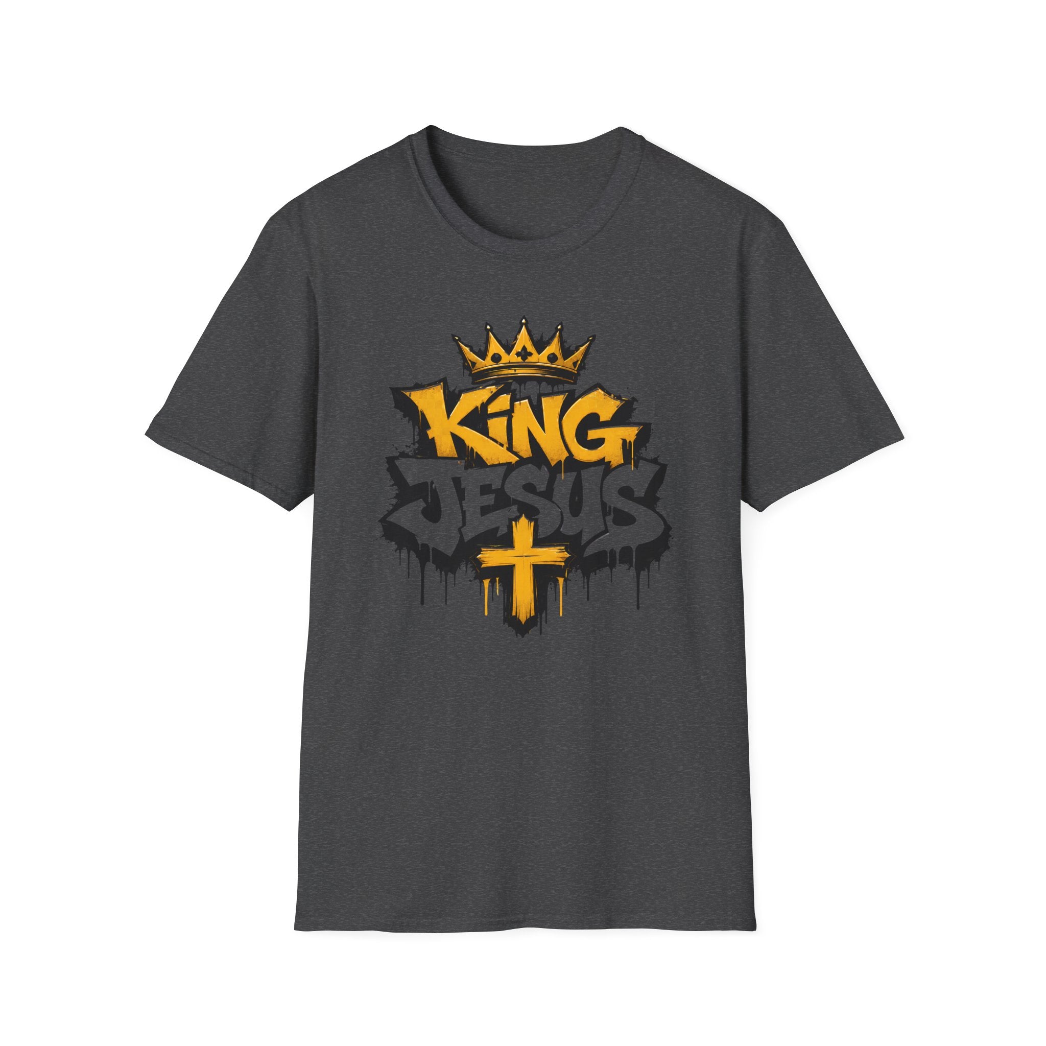 King Jesus T-Shirt — Crowned Faith Graphic Tee