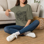 Foundation Christian T-Shirt — "Built on a Foundation" Inspirational Faith Tee