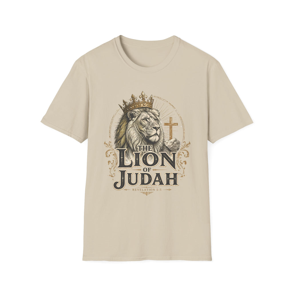 Lion of Judah T-Shirt — Christian Faith King Lion Graphic Tee