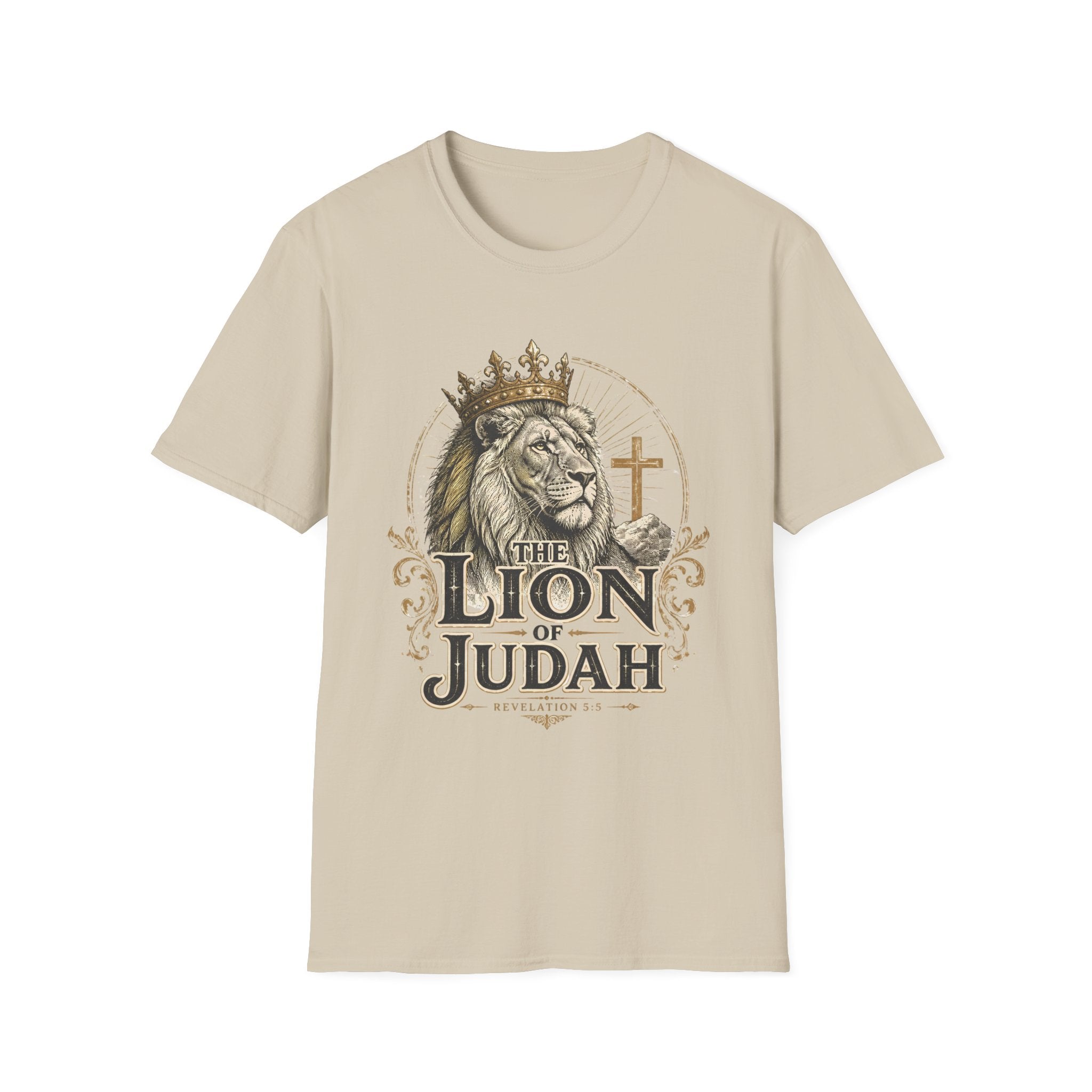 Lion of Judah T-Shirt — Christian Faith King Lion Graphic Tee