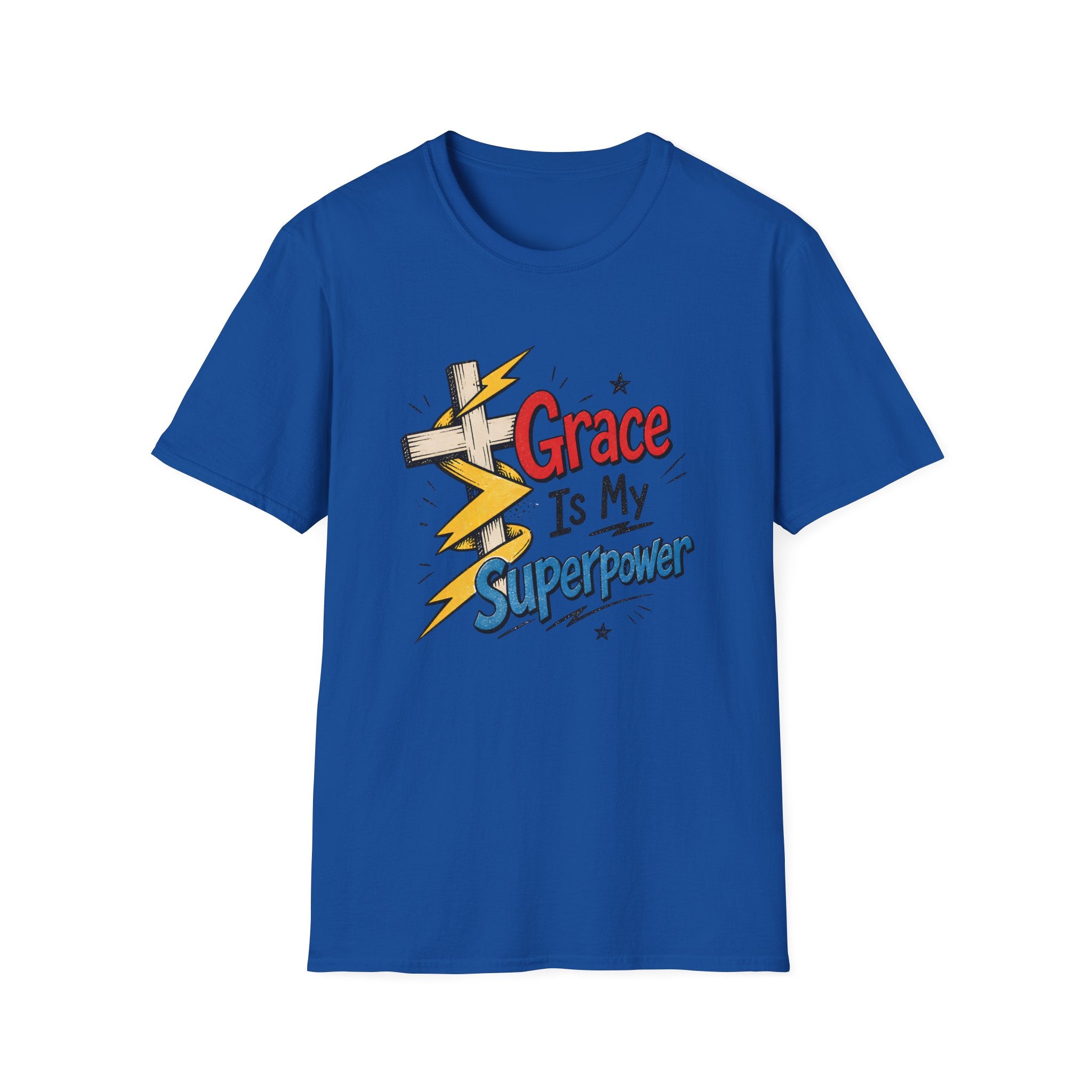 Grace Is My Superpower T-Shirt — Christian Faith Inspirational Tee