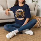 Christian T-Shirt - "The Lord Is My Light & Peace" Inspirational Faith Tee