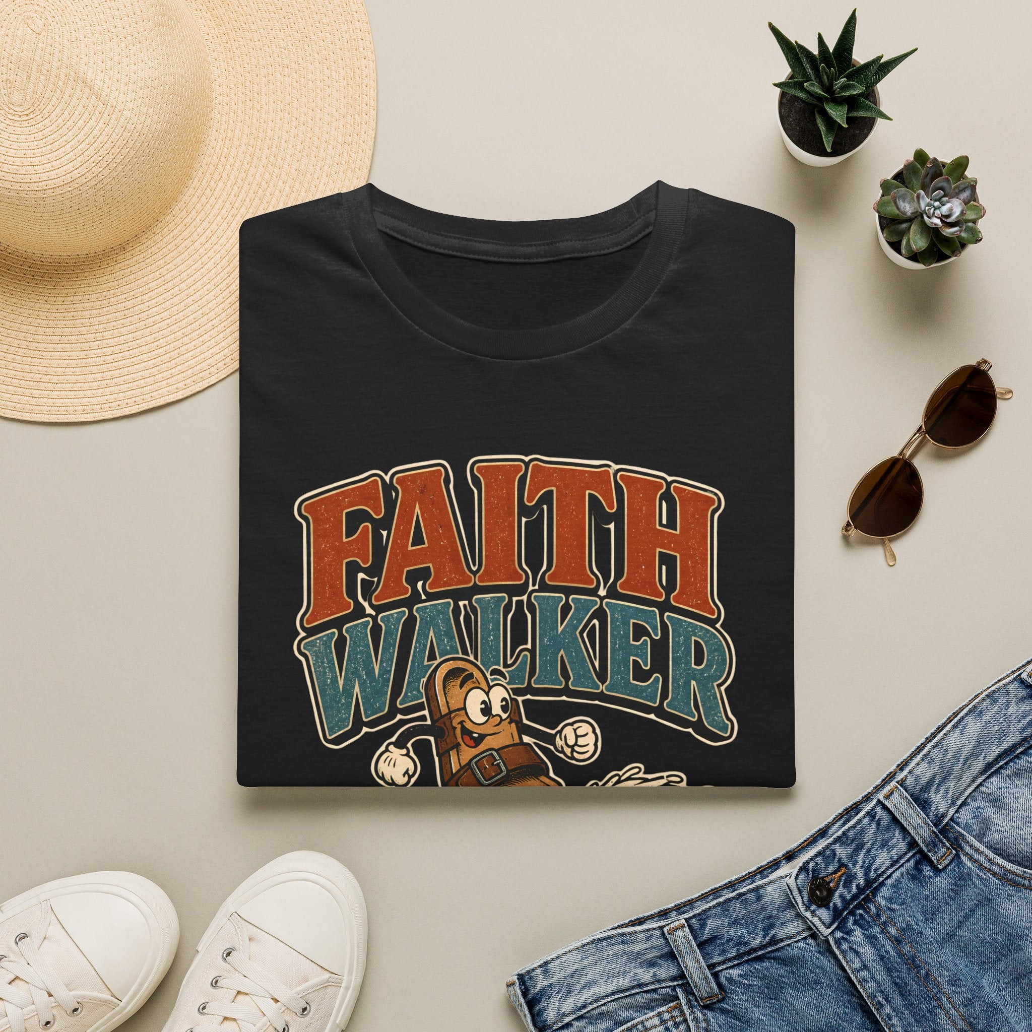 Faith Walker T-Shirt — Retro Surfing Faith Graphic Tee
