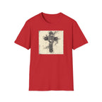 Vintage Microphone Cross T-Shirt — Retro Gospel Music Tee