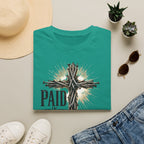 Christian T-Shirt — "Paid in Full" Cross Graphic Faith Tee
