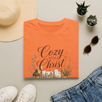Cozy with Christ T‑Shirt — Faithful Christmas Cozy Home Design