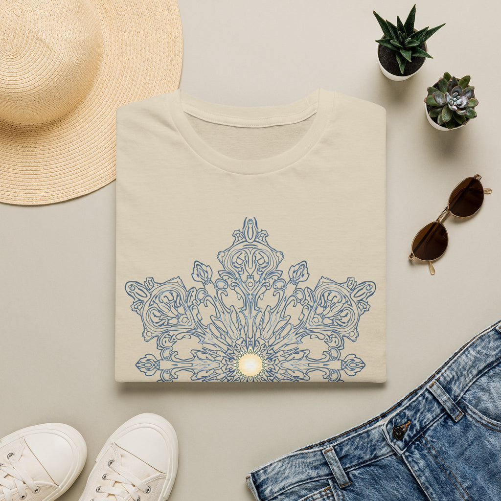Floral Mandala Tee — Sunburst Lace Graphic T-Shirt